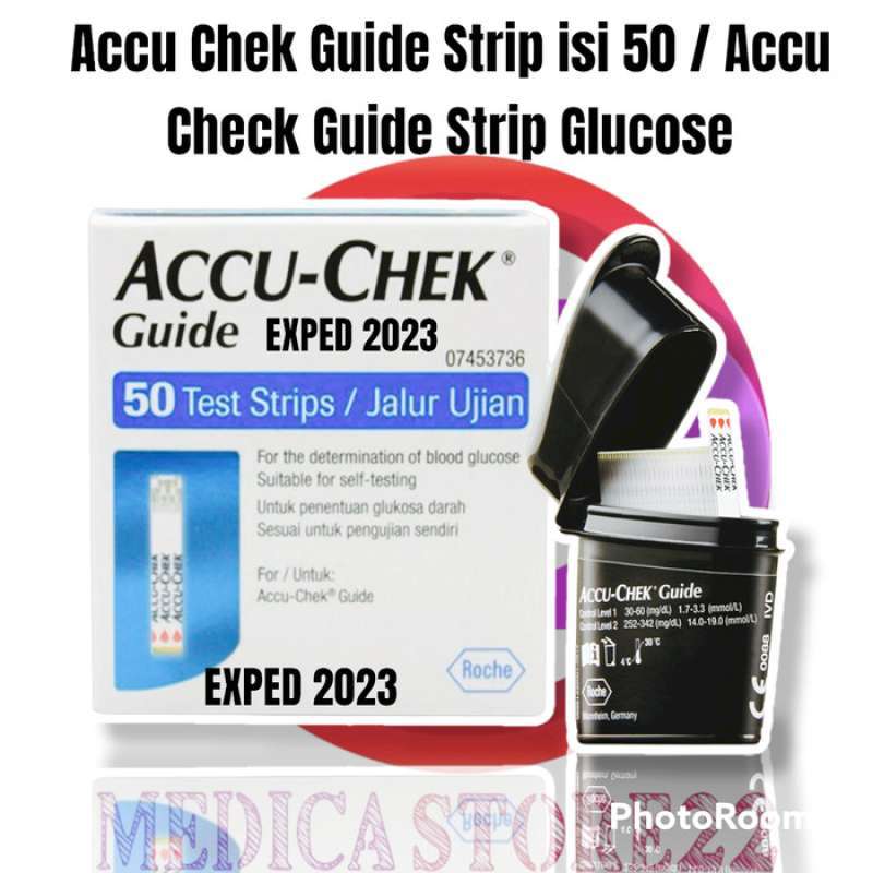 Promo Accu Chek Guide Strip Isi 50 / Accu Check Guide Strip Glucose ...