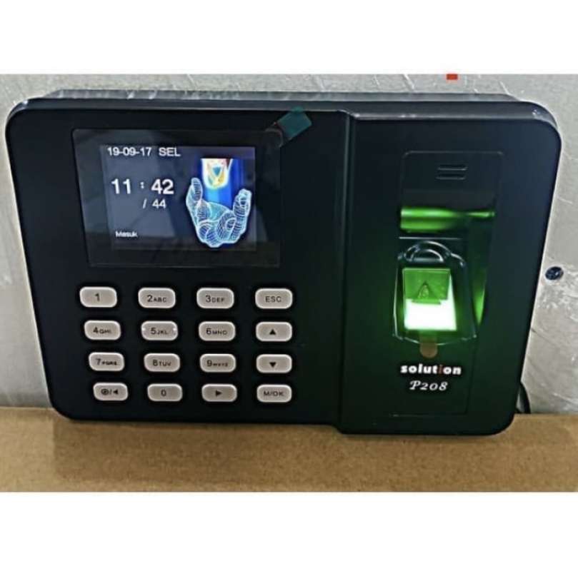 Promo Mesin Sidik Jari Fingerprint Mesin Absensi Merk Solution P208 Promo Mesin Sidik Jari Fingerprint Mesin Absensi Merk Solution P208