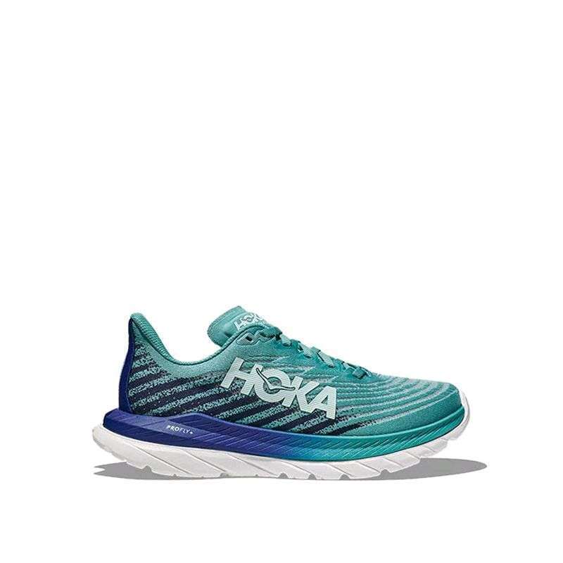 Jual Hoka Mach 5 Womens Road Running Shoes Ocean Mist / Evening Sky