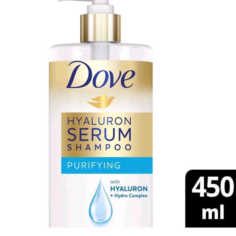 Jual DOVE Hyaluron Serum Shampoo Purifying & Hydrating Rambut Kering