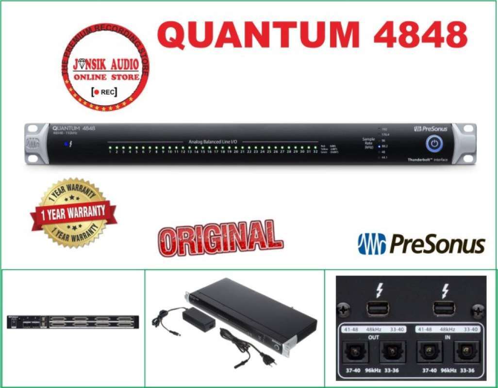 Promo Presonus Quantum 4848 Thunderbolt Audio Interface Diskon 23 di