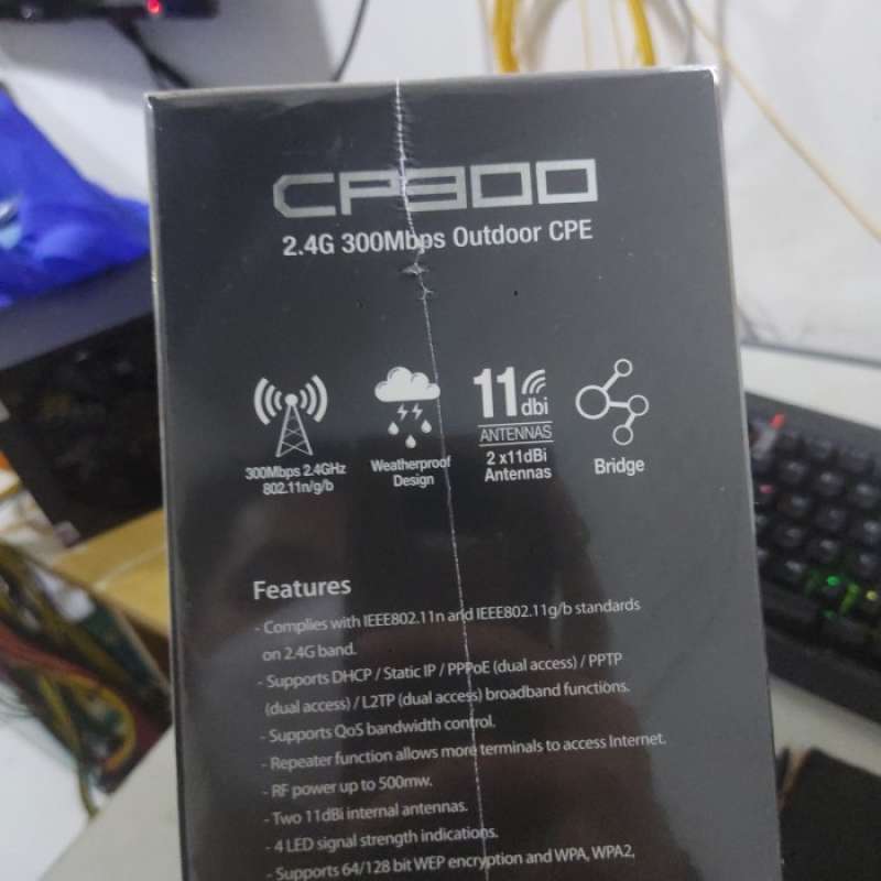 Promo CP 300 300 Mbps 2.4 GHz Wireless N Outdoor AP/Client Design ...