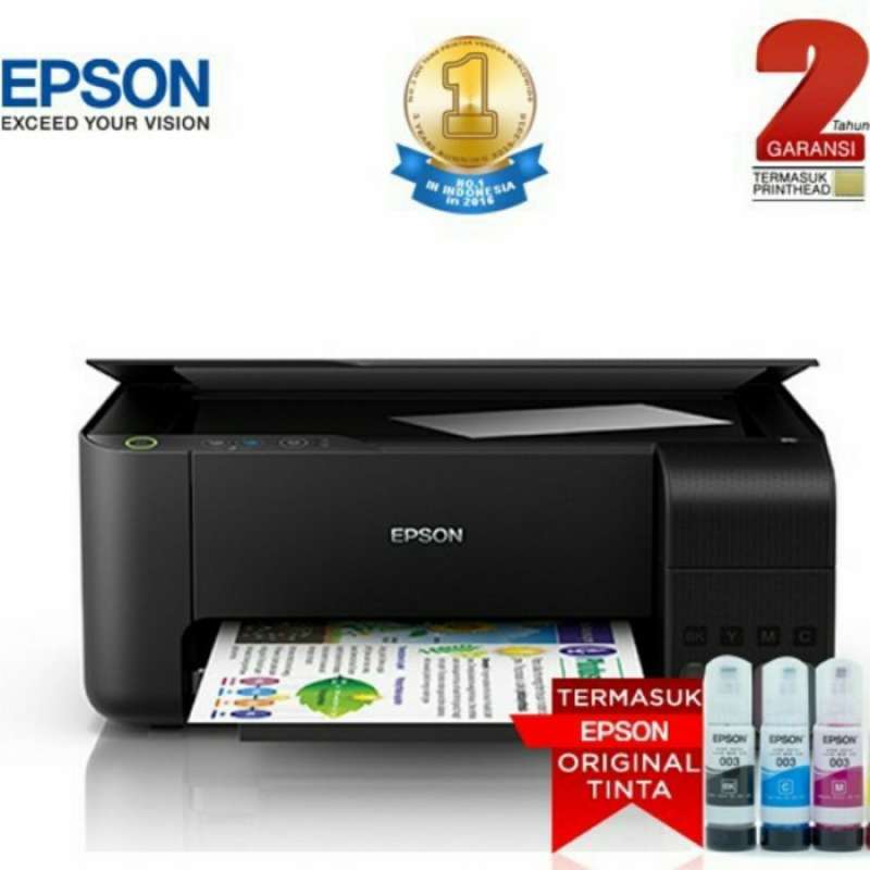 Promo Printer Epson L3110 Print Scan Copy Bonus Kertas Uk. A4 & F4 (1 ...
