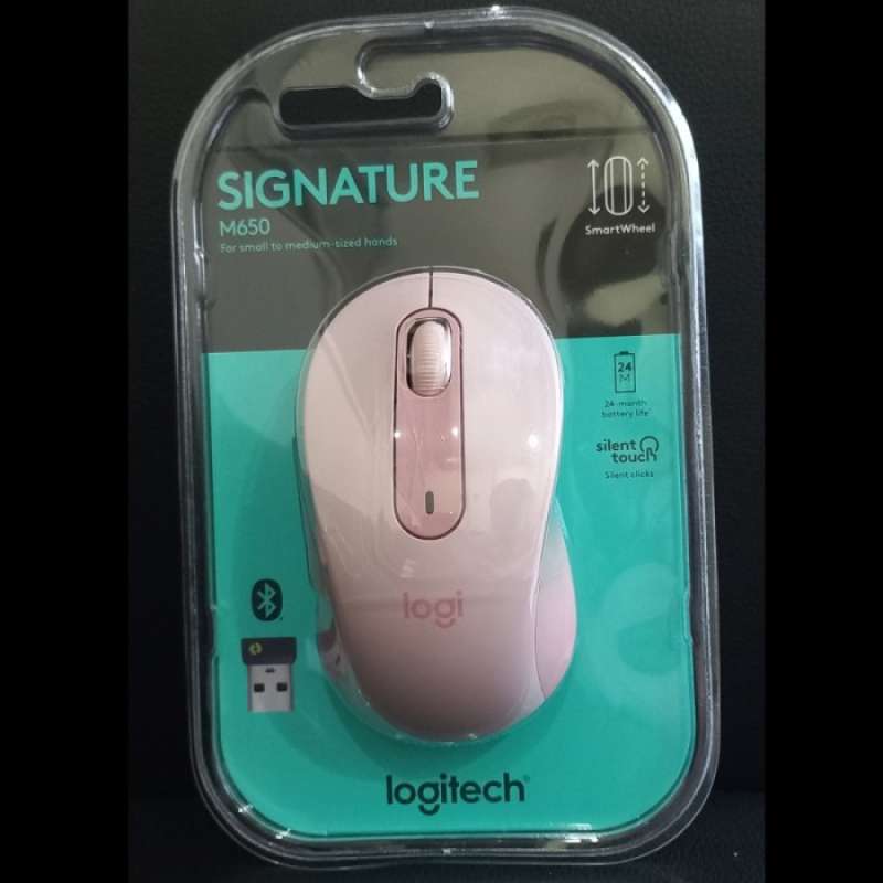 Promo Logitech Signature M650 M 650 L Mouse Wireless Bluetooth Silent Diskon 23 di Seller