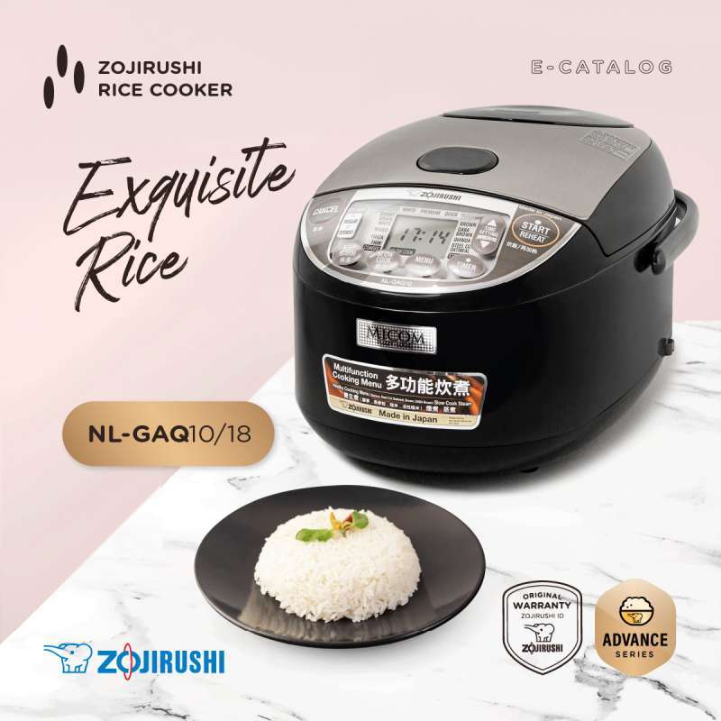 Jual Zojirushi Nlgaq10 Bm Rice Cooker Digital Fuzzy Logic [1 Liter