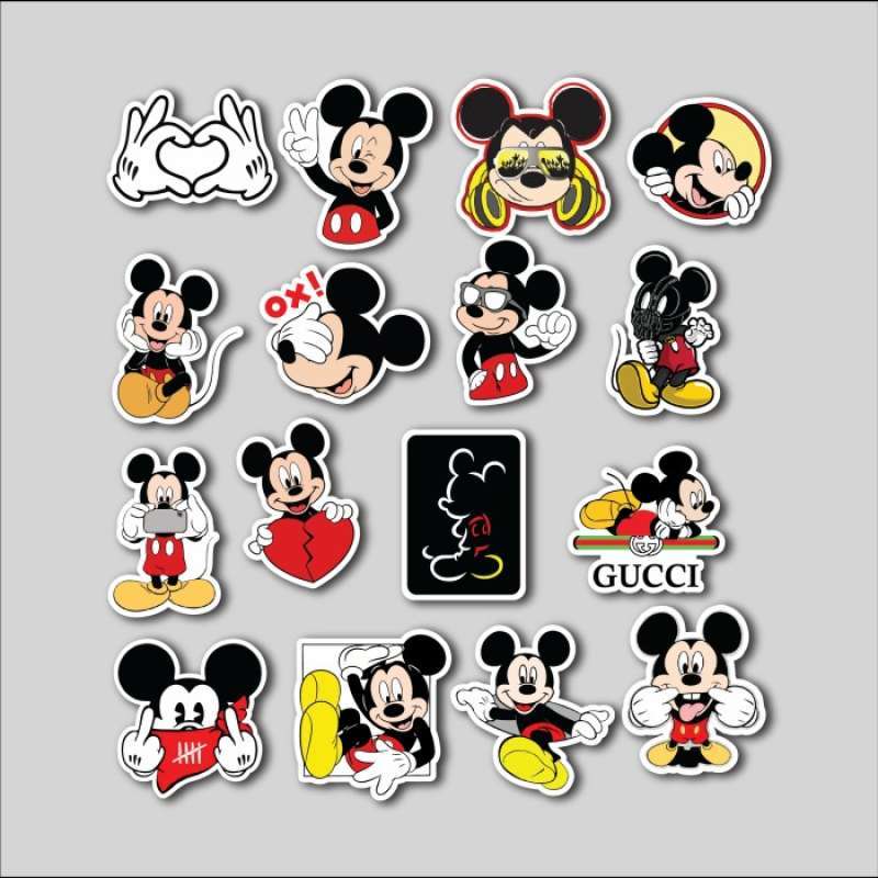 Promo Sticker Cool Mickey / Sticker Pack Helm Laptop Vinyl / Stiker ...