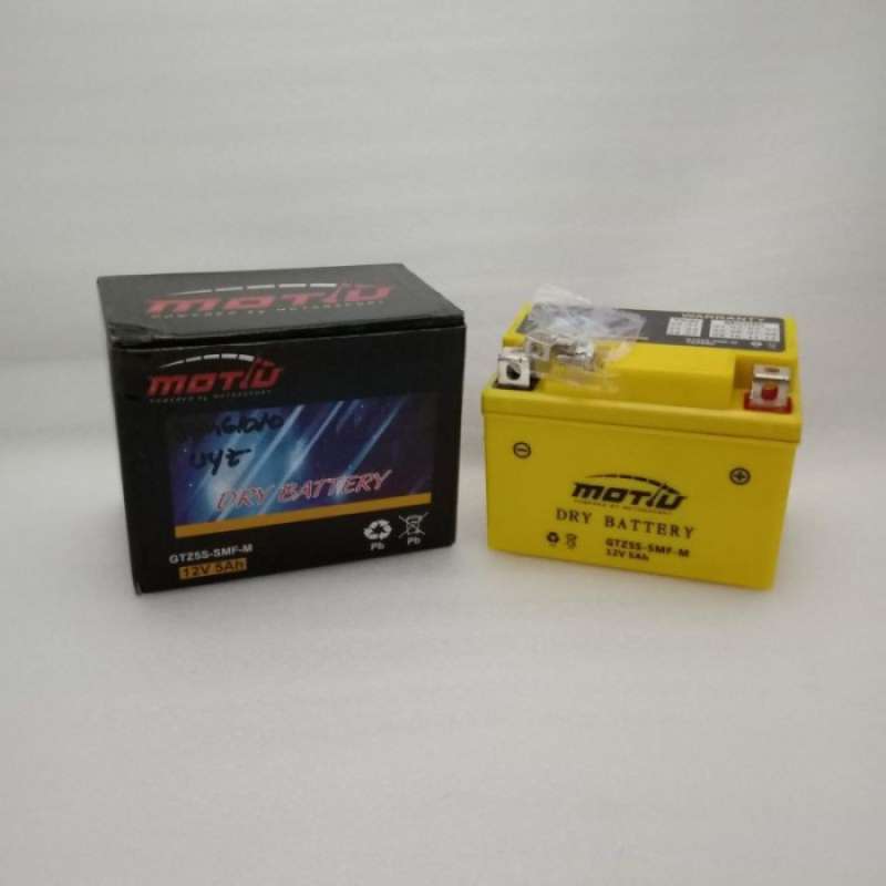 Promo Honda/Yamaha/Suzuki - Batere/Aki Motor Gtz5S Smf M - Motiu Diskon