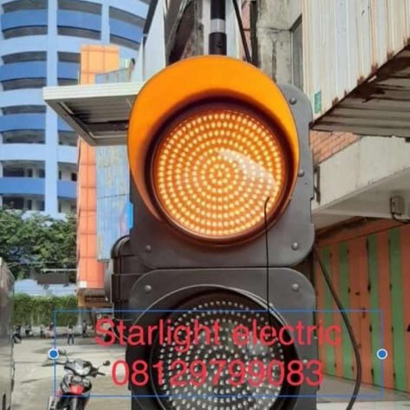 Promo lampu trafic traffic lalu lintas warning light led panel surya ...
