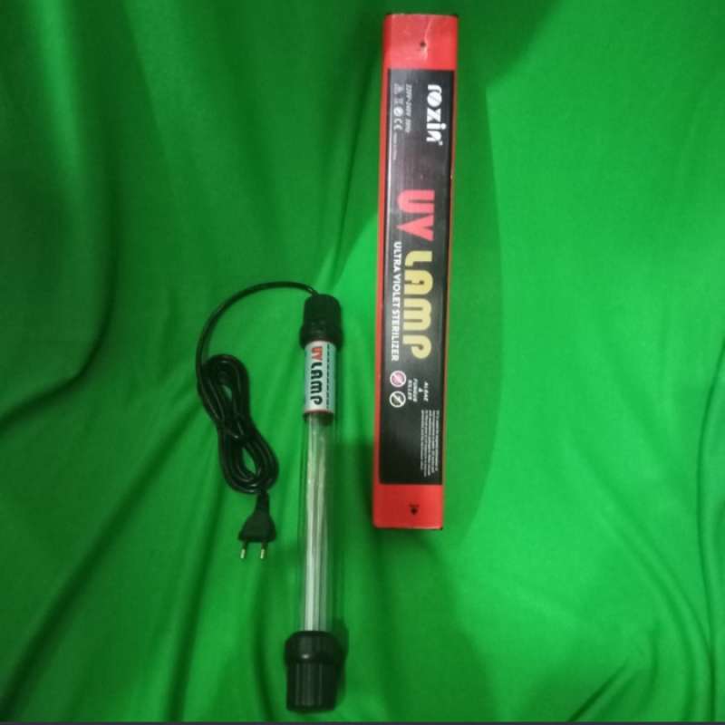 Jual lampu uv kolam aquarium sterilization expert roxin 18watt algae