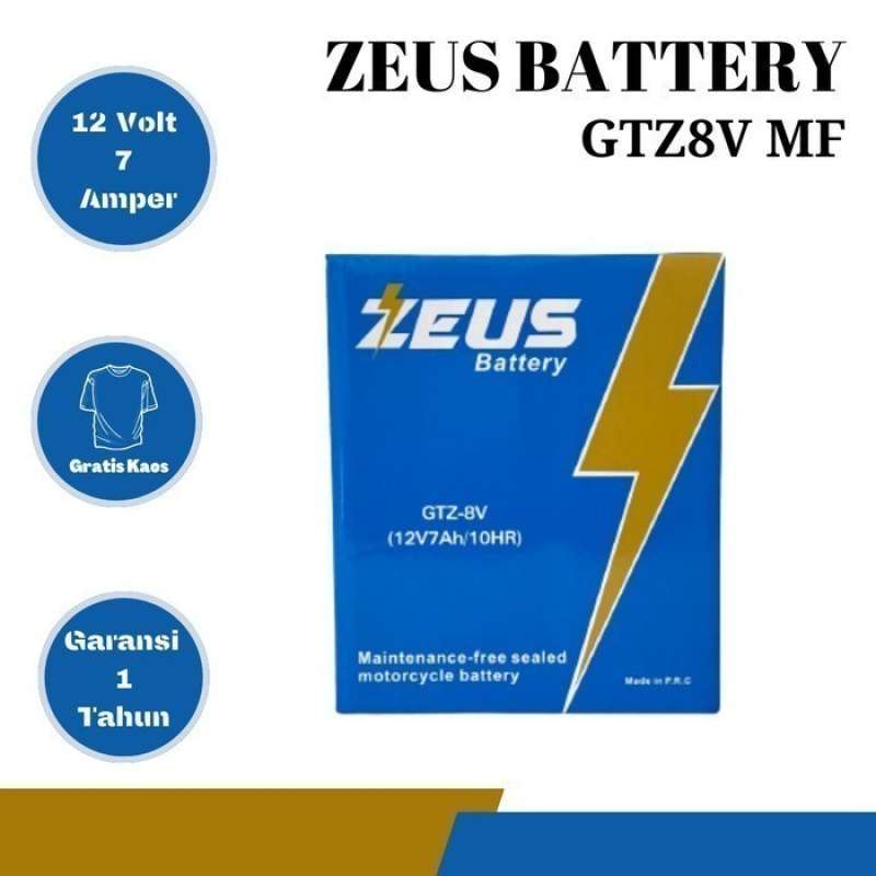 Promo Aki Motor Yamaha Xmax Xmax Gtz8V Aki Gel Aki Kering Zeus High
