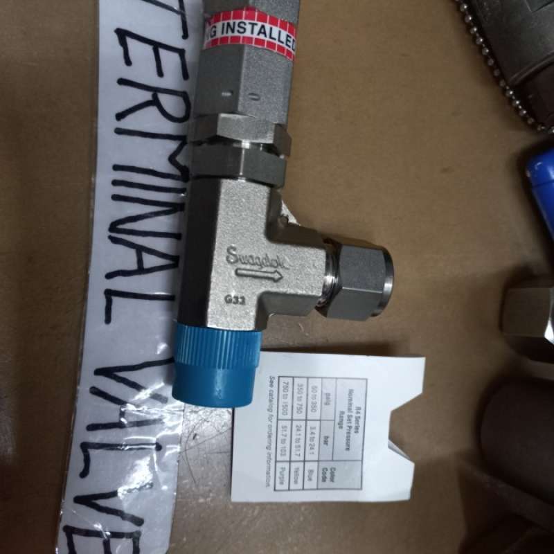 Jual safety relief valve swagelok ssR4M8S8/pressure relief valve
