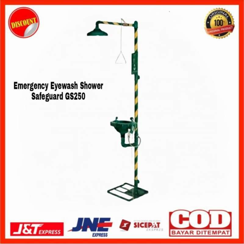 Promo Emergency eyewash shower safeguard GS 250 Standar ANSI Diskon 23