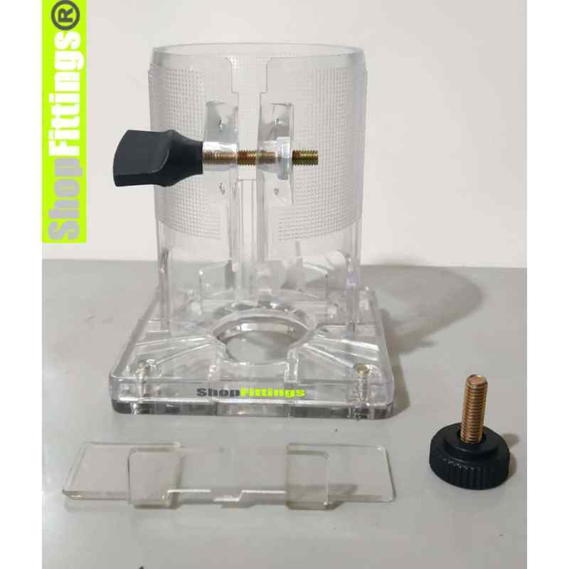 Jual Dudukan Mesin Profil Router Trimmer Base Clear Plastic Transparent ...