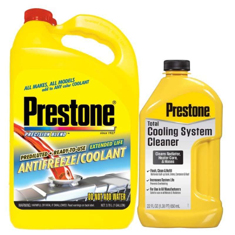 Jual Prestone [BUNDLE] Ready To Use Pink 3.78L + Flush Cleaner Air