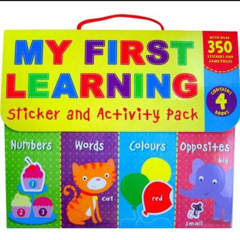 Promo My First Learning Sticker And Activity Pack ( Over 350 Sticker