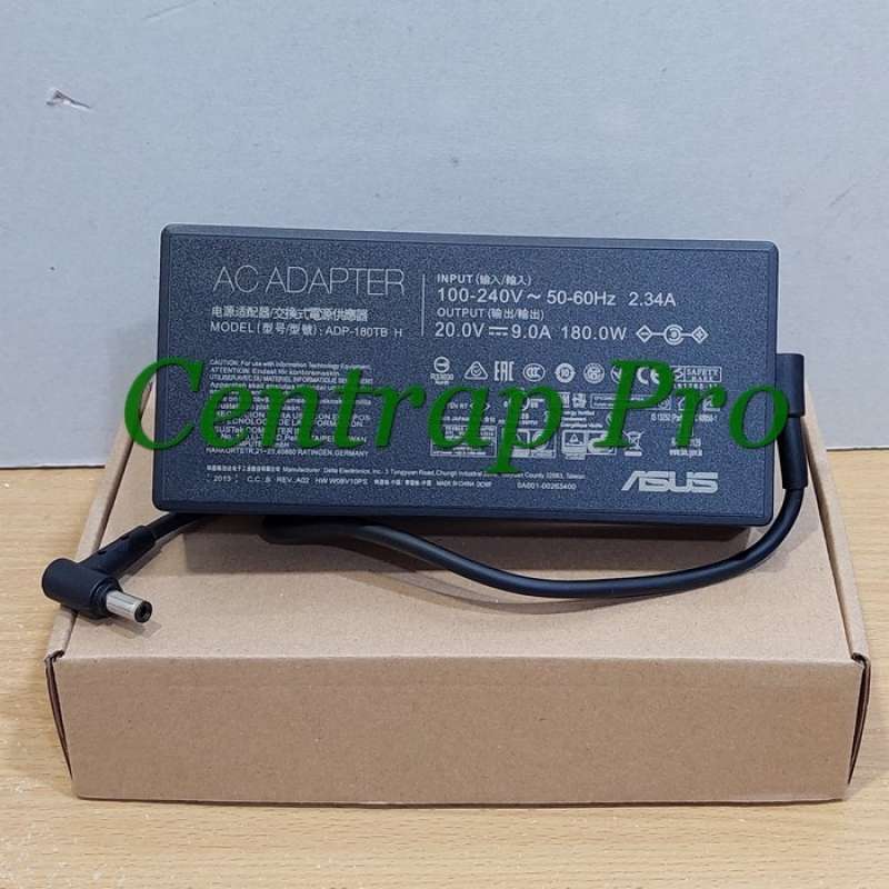 Chargeur Asus ROG Zephyrus G14 Original 150W, Fiche Angulaire, Sans Logo