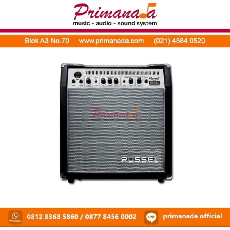 Jual Russel RB-50 Ampli Bass RB50 Amplifier RB 50 Amply Instrument ...