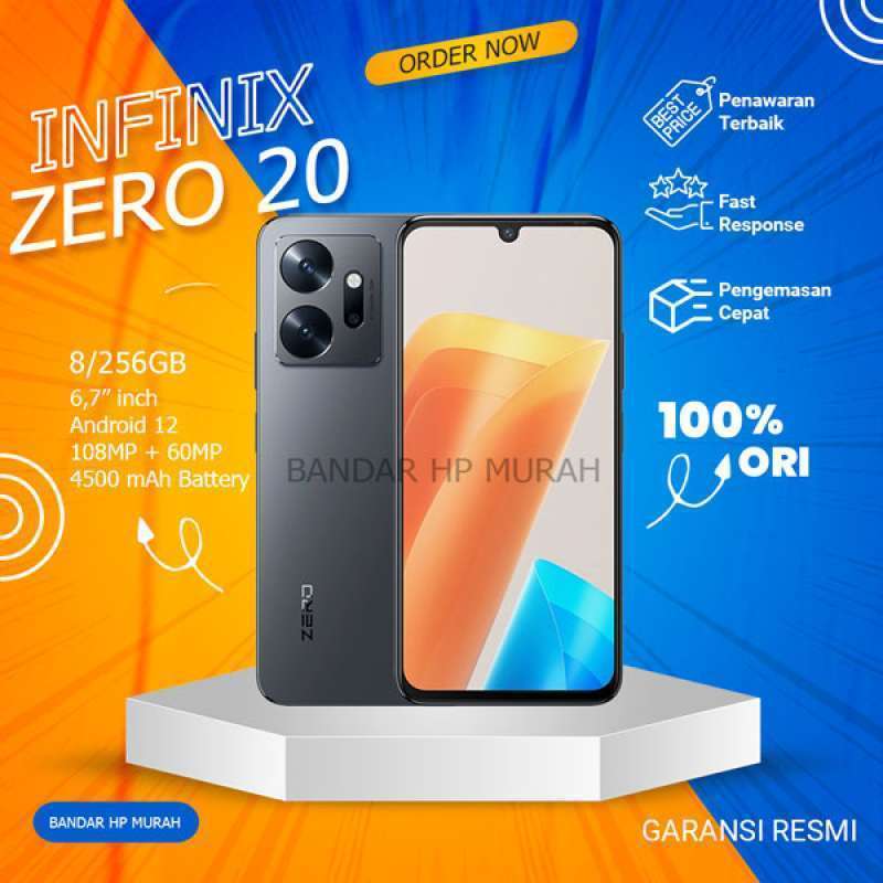 Jual Infinix Zero 20 8/256 RAM 8 ROM 256 GB 8GB 256GB Original HP ...