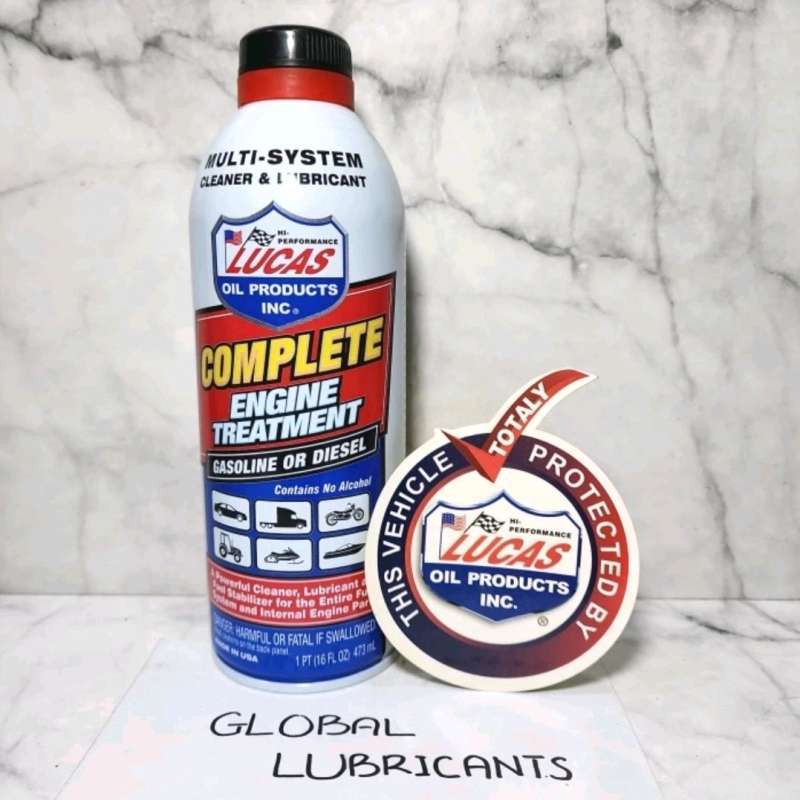 Jual Lucas Complete Engine Treatment 473mL USA (Fuel System Cleaner