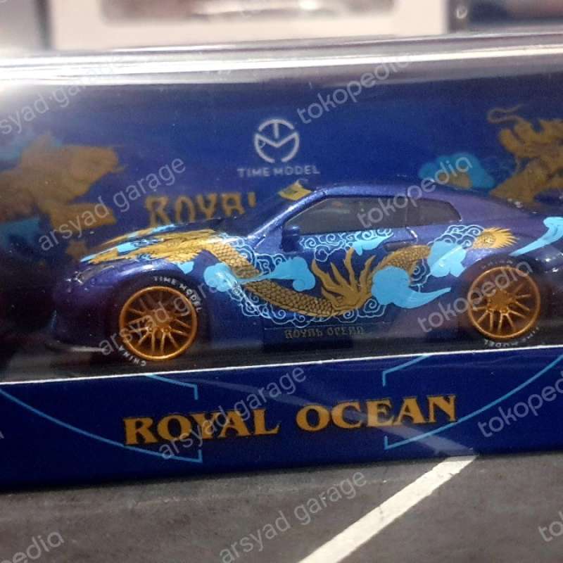 Jual Diecast Time Model Nissan GTR R35 Duck Tail Royal Ocean Segel di ...