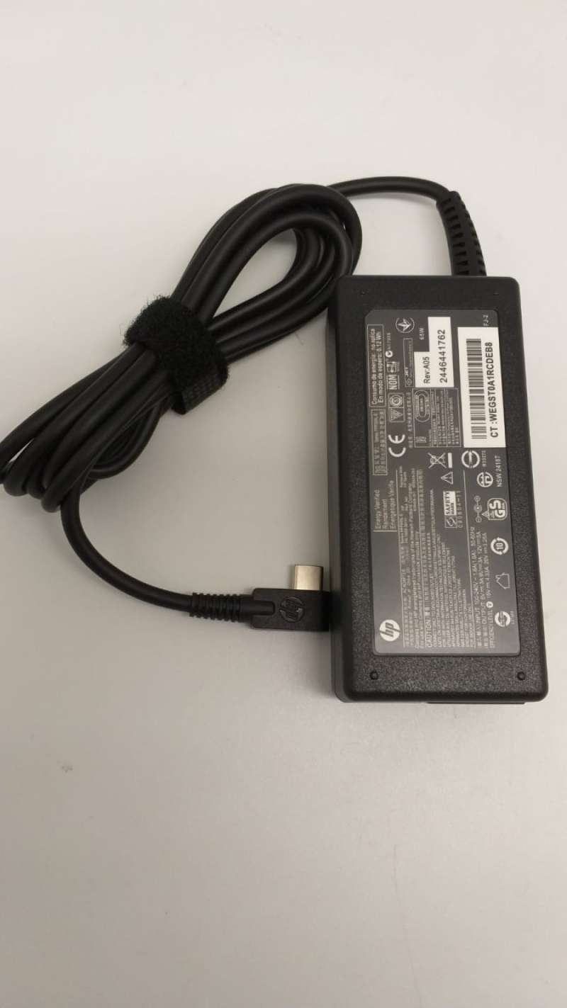 Promo ADAPTOR HP TYPE C 65W / 9V 3A - Adaptor 65W type-C Diskon 23% di ...