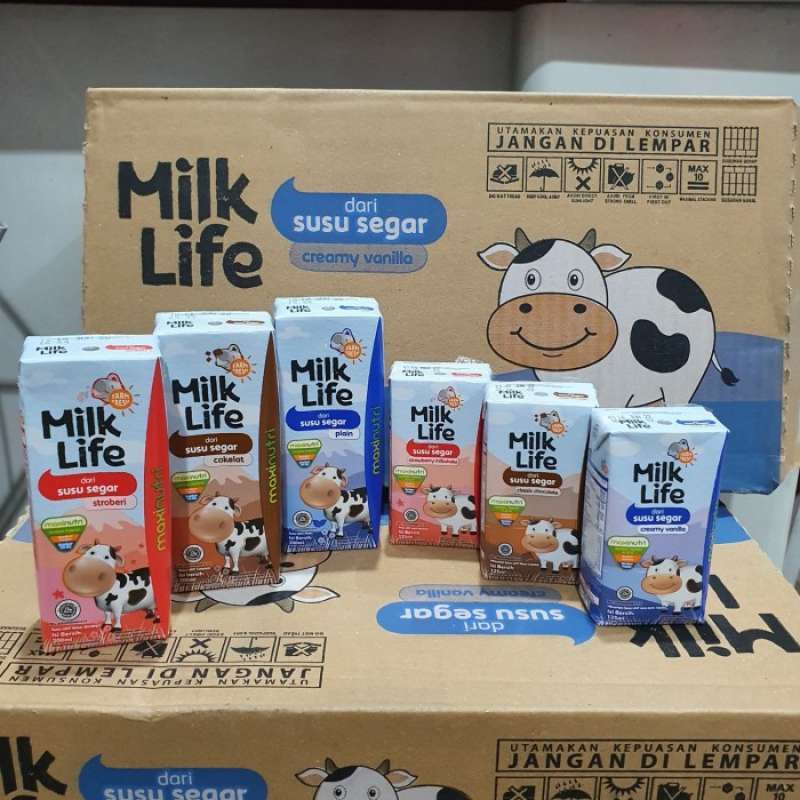 Cod I Milo Jual Cod // Susu Milo Life 200 Ml Dan 125 Ml 1 Dus Isi 40 Pcs // Susu ...
