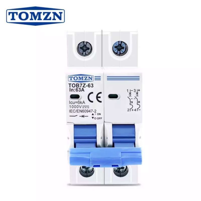 Jual MCB DC 20A 2P DC 1000V Solar Circuit Breaker MCB Untuk Sistem PV jual-mcb-dc-20a-2p-dc-1000v-solar-circuit-breaker-mcb-untuk-sistem-pv