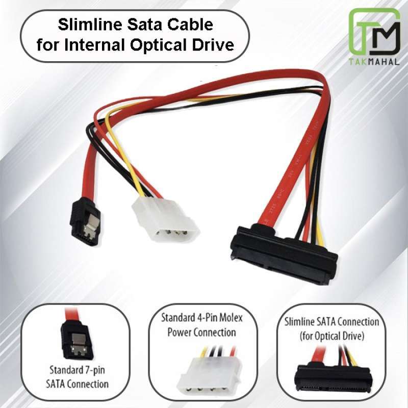 Optical Sata Module Promo Slimline Sata Cable For Internal Optical Drive Diskon 23% Di ...