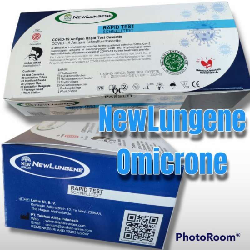 Omicrone Promo New Lungenes Omicrone - Akd Resmi Kemenkes - Mui - Ori - Isi 25 ...