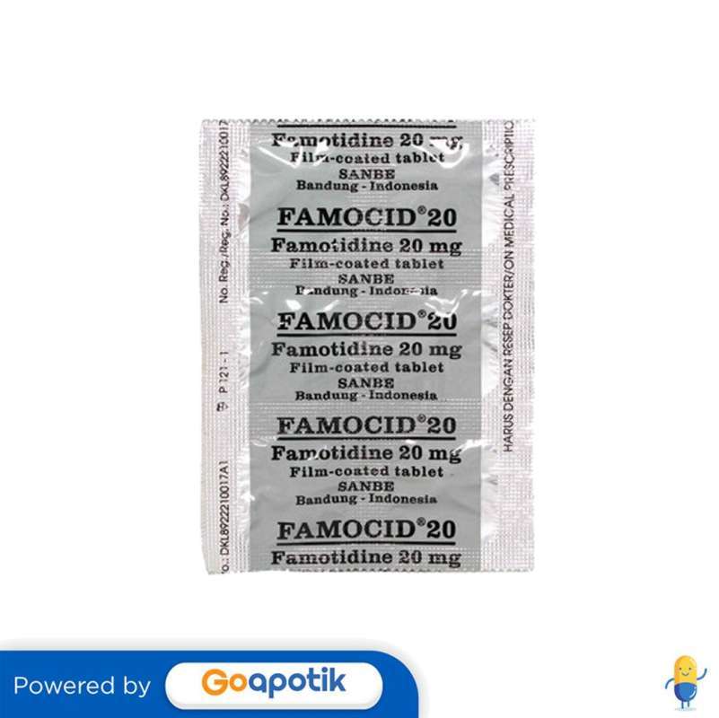 Jual FAMOCID 20 MG STRIP 6 TABLET di Seller Apotek MMTC Pancing ...