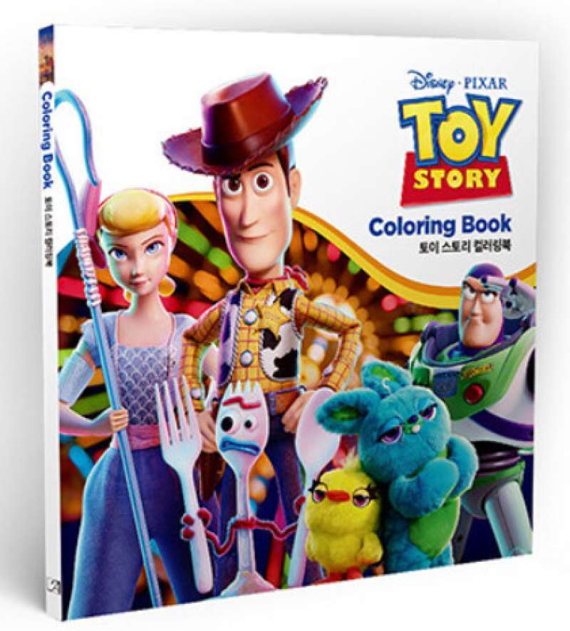 Promo Toy Story Korea Coloring Book Buku Mewarnai Disney Diskon 23% di