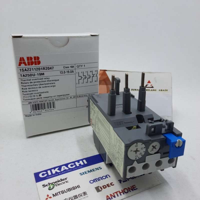 Jual Ta25du19 (1319a), Thermal Overload Relays Abb Di Seller Maslika