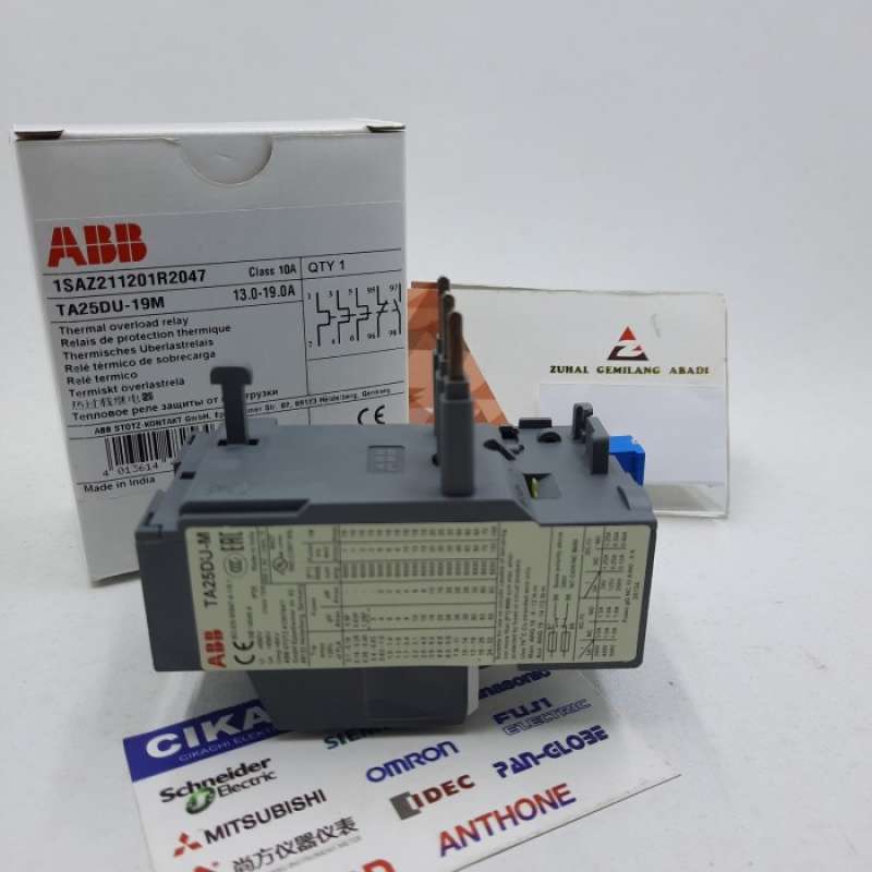 Jual Ta25du19 (1319a), Thermal Overload Relays Abb Di Seller Maslika