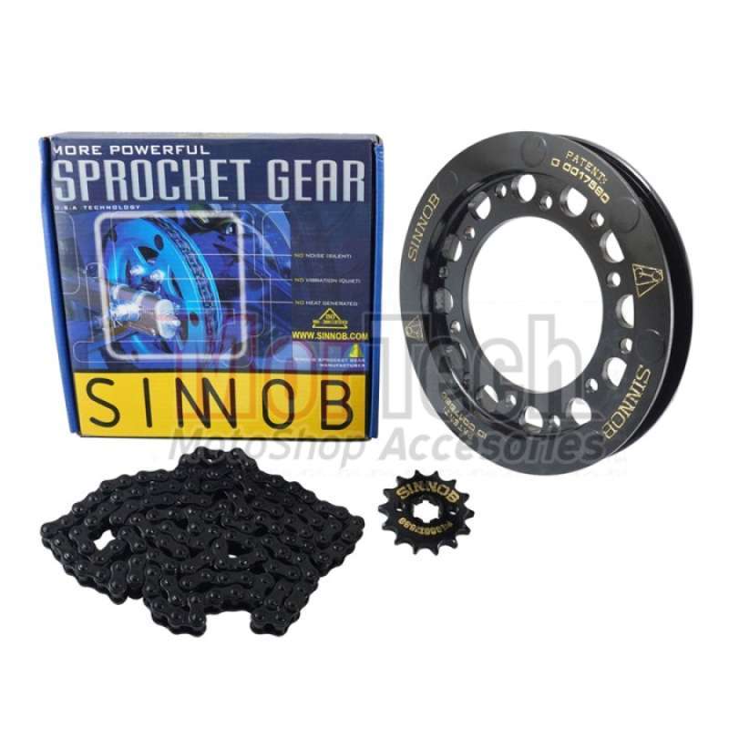 Promo Sinnob Chain Kit Gear Set Rantai Motor Colour Chain Yamaha R15