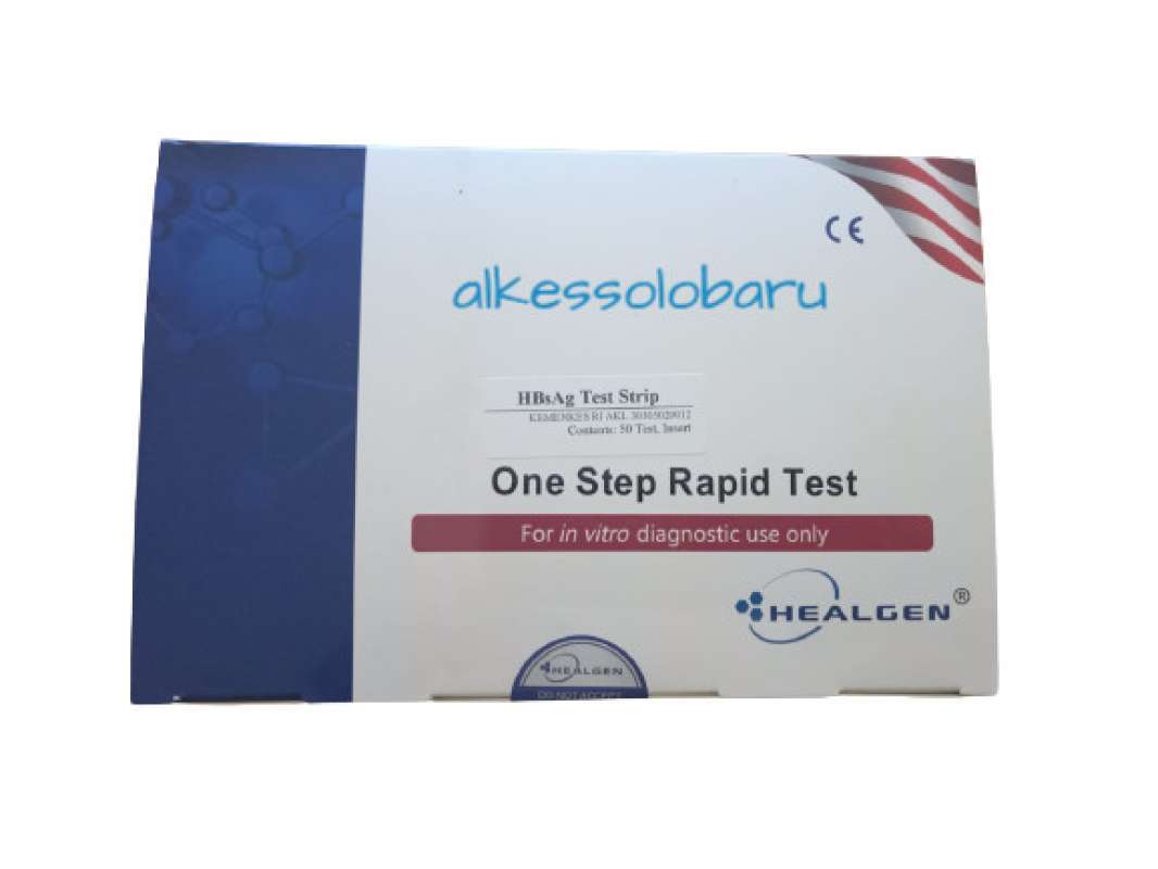 Promo Hbsag Test Strip / Alat Test Hbsag Strip Merk Healgen 50 Test ...
