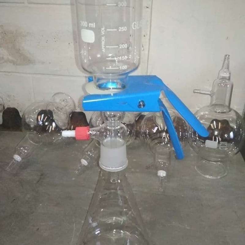 Promo Filter Holder Vaccum 1000 Ml Pyrex Lengkap Diskon 17% Di Seller ...
