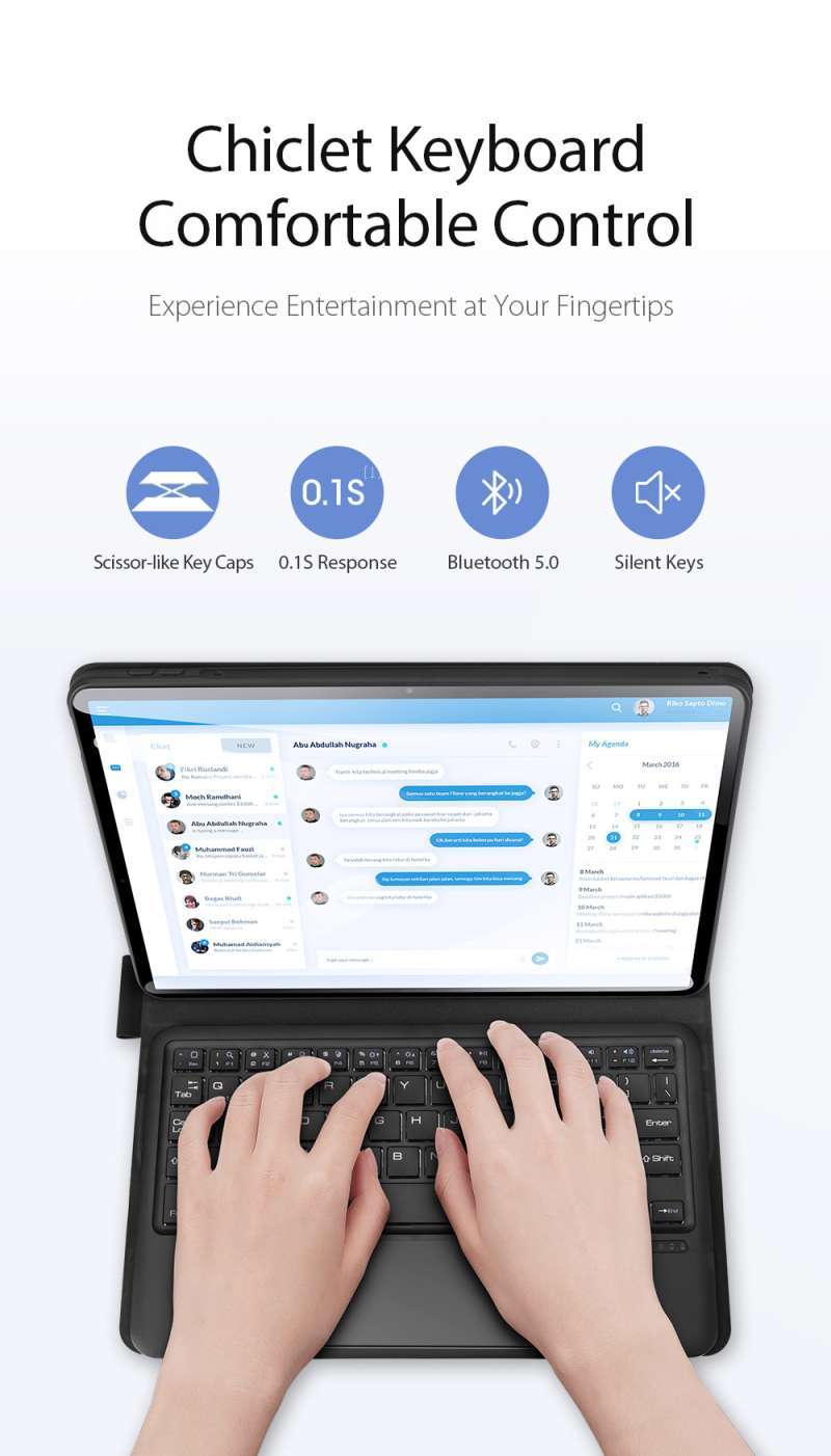 Jual Keyboard Bluetooth Xiaomi Pad 6 | Pad 6 Pro - Tk Series Dux Ducis ...