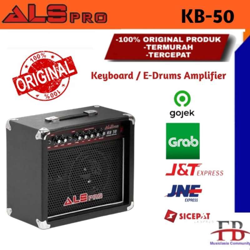 Jual Ampli ALS pro Kb50 Amplifier Keyboard Speaker Drum E KB 50