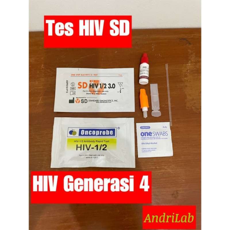 Promo HIV Card Whole Blood isi 2 Tes , Paket Untuk Tes Pribadi Diskon