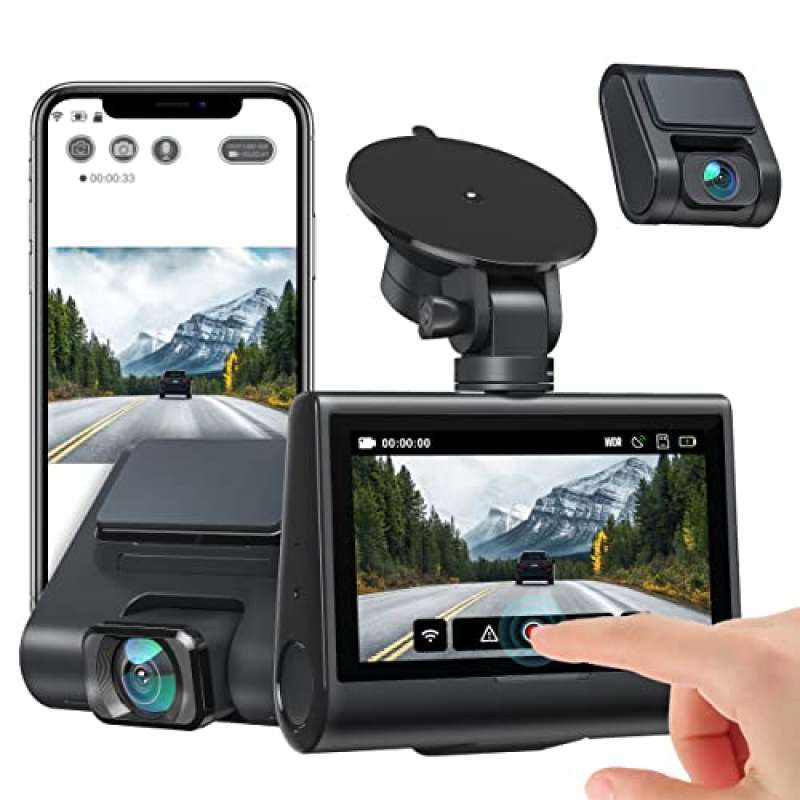 IZEEKER 4K Dashcam Car, 2160P WiFi Dash Cam Car Camera With 32GB Card, Night Vision Dashcam With Loop Recording, G-Sensor Auto Lock, 24h Parking Mode - View #9
