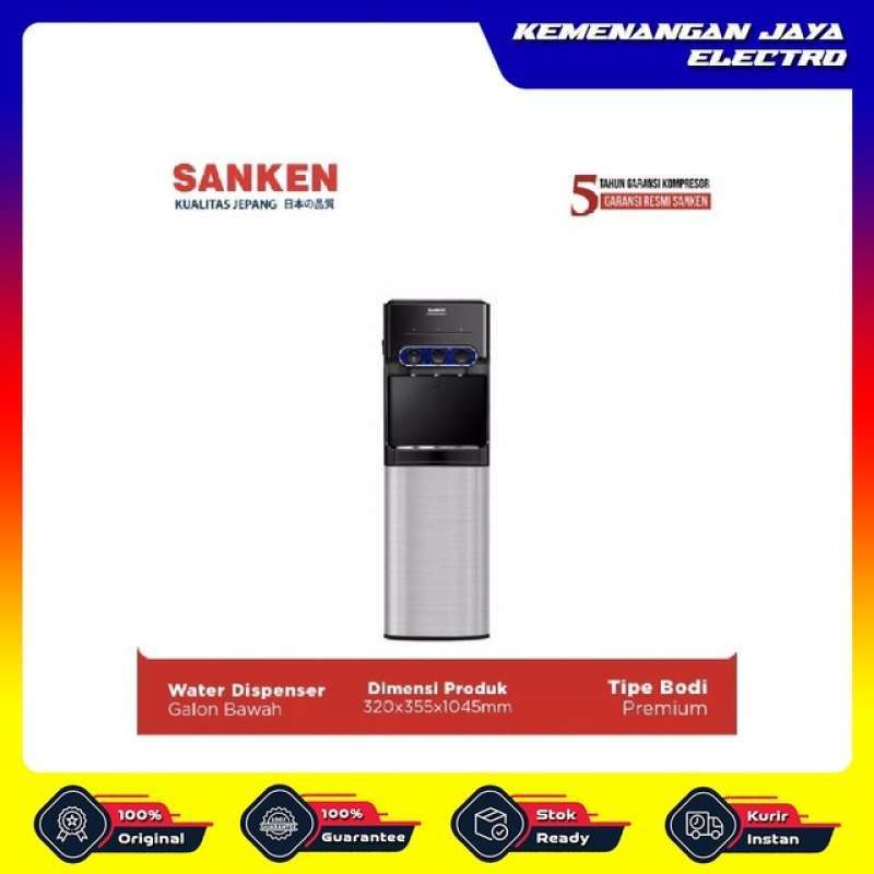 Promo Sanken Water Dispenser Bottom Loading HwdC533Ic Diskon 23 di