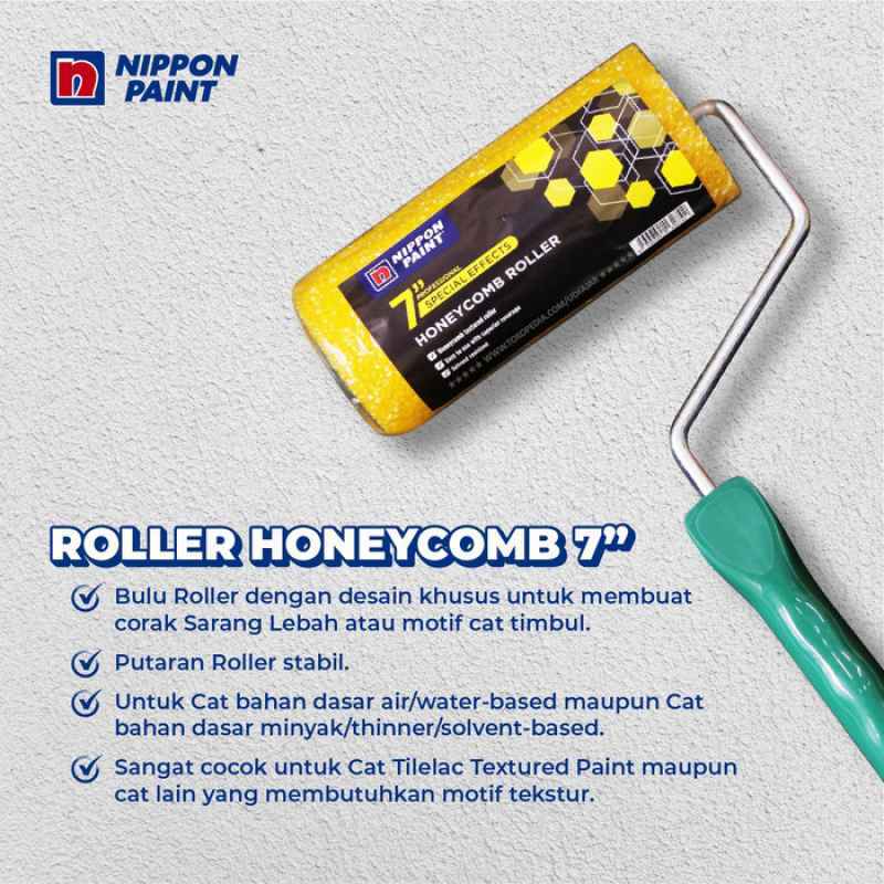 Jual Nippon Paint - Honeycomb Roller / Kuas Rol / Roll Cat Tekstur 7 Di ...