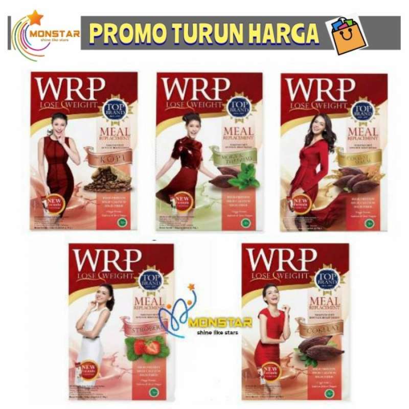 Promo Wrp Meal Replacement Lose Weight 6 Sachet Diskon 23 Di Seller