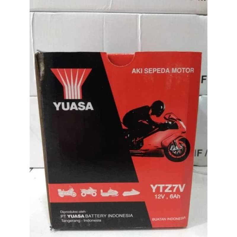 Promo Aki YUASA YTZ7V MF Motor Yamaha Nmax, Aerox 155, Lexi Accu Kering