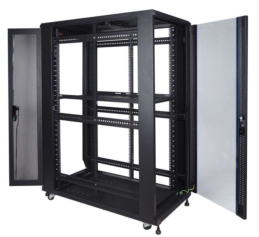Ir Frame Rack Promo Indorack - Close Rack 32u Ir11532g Glass Door - Rack Server ...