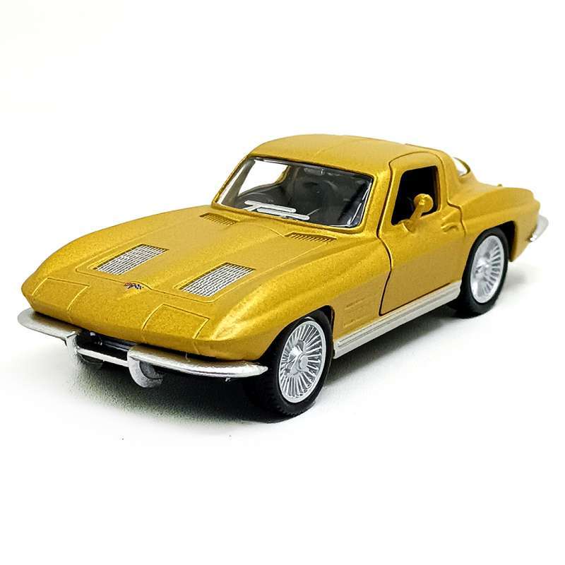Rmz City Chevrolet Corvette Z06 5Inch Diecast Model Collectible Series Vehicle with Opening Doors & Pullback Action Blue
