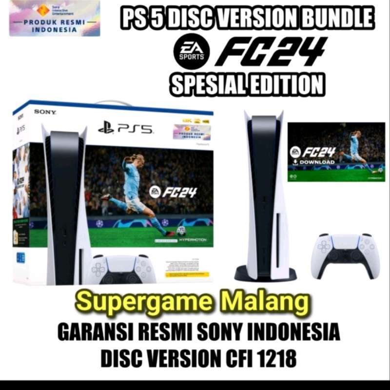 Jual PS5 Disc FC 24 Console Bundle Fifa 24 Digital Fifa 2024