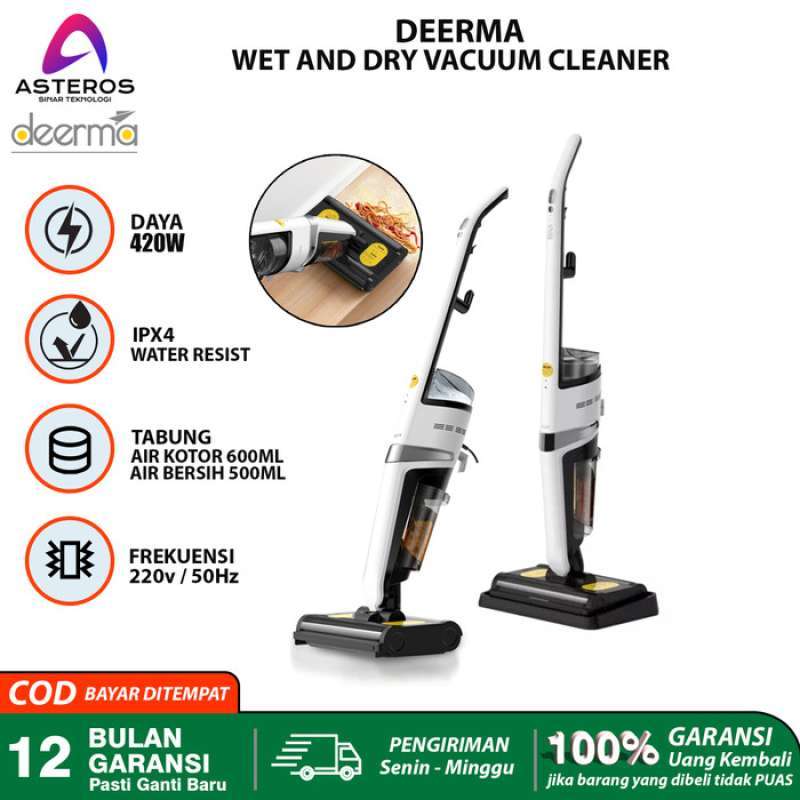 Jual Deerma Vx20 Wet And Dry Smart Vacuum Cleaner Dual Shaft Penyedot Debu Deerma Vx20 Di