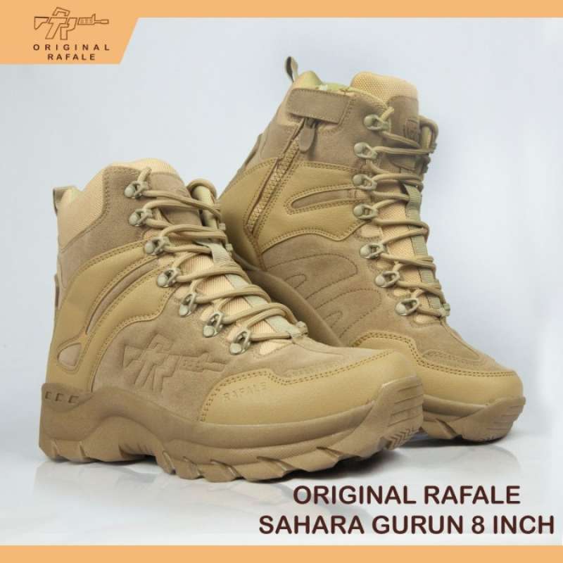 Promo Sepatu Original Rafale Tactical Boots Shoes Cokelat, 38 44