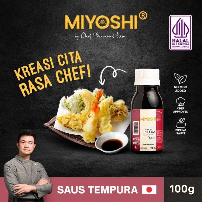 Jual Miyoshi Saus Tempura Sauce Saos Cocolan / Dipping Sauce Halal Di